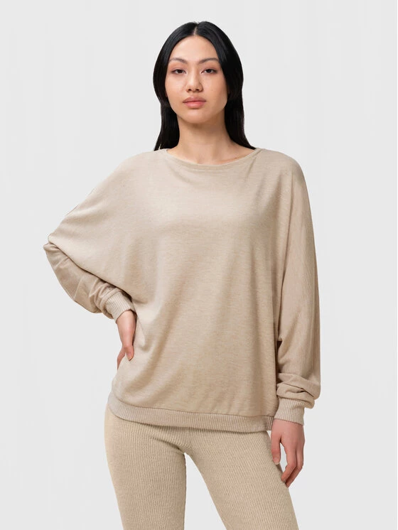 Triumph Γυναίκες Πουλόβερ Thermal 10213447 Μπεζ Relaxed Fit 4 Triumph Γυναίκες Πουλόβερ Thermal 10213447 Μπεζ Relaxed Fit - Image 2