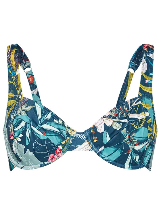 Triumph Γυναίκες Μπικίνι πάνω μέρος Botanical Leaf 10207894 Σκούρο μπλε 6 Triumph Γυναίκες Μπικίνι πάνω μέρος Botanical Leaf 10207894 Σκούρο μπλε - Image 4