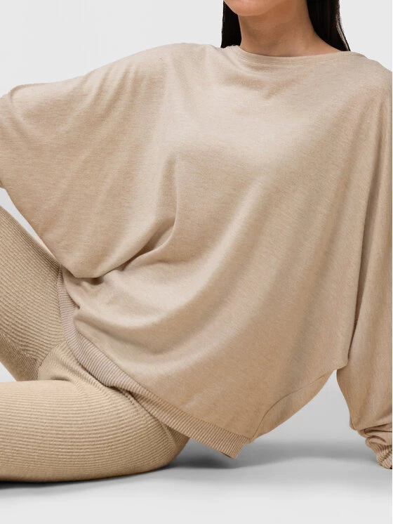 Triumph Γυναίκες Πουλόβερ Thermal 10213447 Μπεζ Relaxed Fit 6 Triumph Γυναίκες Πουλόβερ Thermal 10213447 Μπεζ Relaxed Fit - Image 4