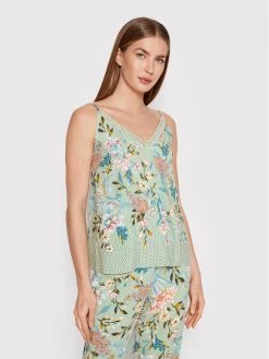 Triumph Γυναίκες Μπλούζες & Μπλουζάκια Πιτζάμας Μπλούζα πιτζάμας Mix & Match 10202490 Πράσινο Regular Fit