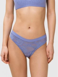 Triumph Γυναίκες Στρίνγκ Smart Deco High Leg 10213494 Μωβ