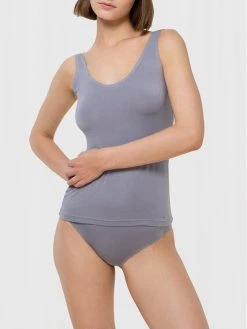 Triumph Γυναίκες Tops Τοπ Smart Natural 10213349 Μωβ Slim Fit