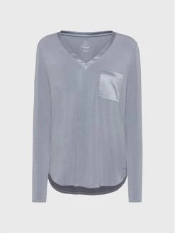 Triumph Γυναίκες Μπλούζες & Μπλουζάκια Πιτζάμας Μπλούζα πιτζάμας Climate Aloe 10213430 Μωβ Regular Fit -Triumph Κατάστημα unnamed file 18