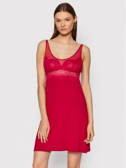 Triumph Γυναίκες Νυχτικά & Μεσοφόρια Νυχτικό Darling Spotlight 10209589 Κόκκινο Slim Fit