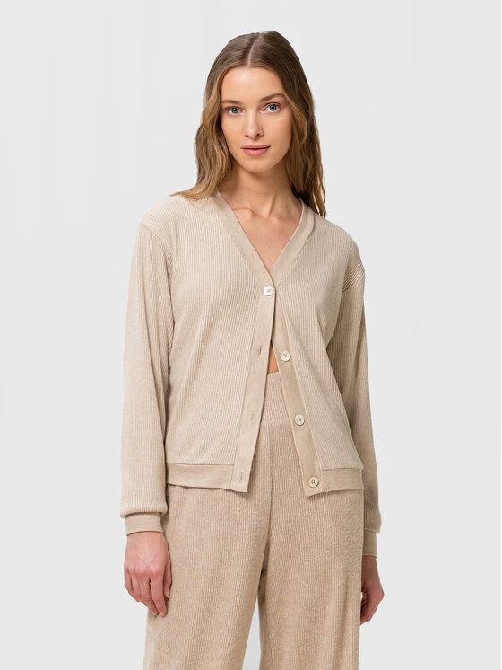 Triumph Γυναίκες Ζακέτες Ζακέτα Thermal 10213450 Μπεζ Relaxed Fit 4 Triumph Γυναίκες Ζακέτες Ζακέτα Thermal 10213450 Μπεζ Relaxed Fit - Image 2