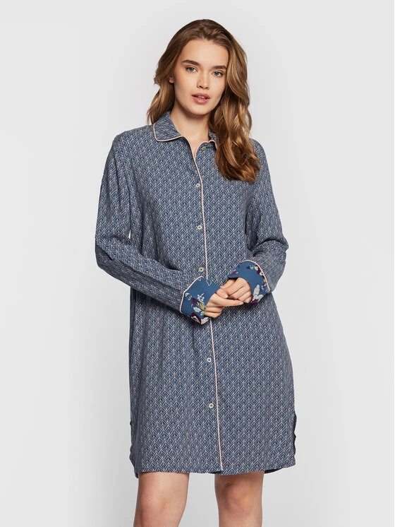 Triumph Γυναίκες Νυχτικά & Μεσοφόρια Νυχτικό Boyfriend 10213412 Σκούρο μπλε Relaxed Fit 3 Triumph Γυναίκες Νυχτικά & Μεσοφόρια Νυχτικό Boyfriend 10213412 Σκούρο μπλε Relaxed Fit