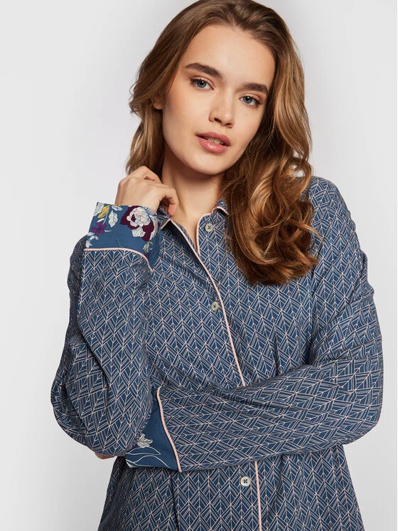 Triumph Γυναίκες Νυχτικά & Μεσοφόρια Νυχτικό Boyfriend 10213412 Σκούρο μπλε Relaxed Fit 5 Triumph Γυναίκες Νυχτικά & Μεσοφόρια Νυχτικό Boyfriend 10213412 Σκούρο μπλε Relaxed Fit - Image 3