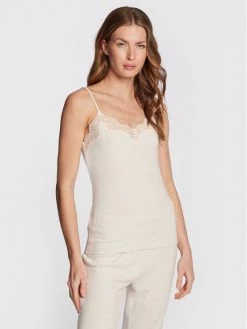 Triumph Γυναίκες Tops Τοπ Climate Control 10207511 Εκρού Slim Fit