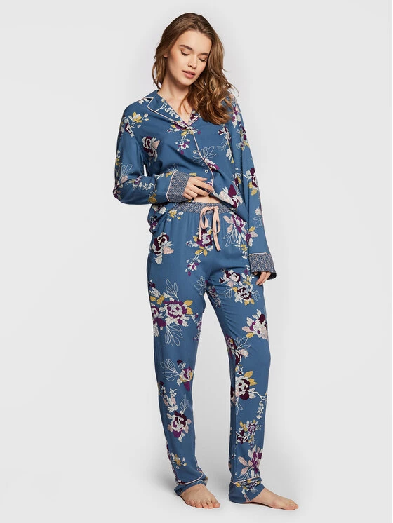 Triumph Γυναίκες Πιτζάμες Σετ Πιτζάμα Boyfriend 10213405 Σκούρο μπλε Relaxed Fit 3 Triumph Γυναίκες Πιτζάμες Σετ Πιτζάμα Boyfriend 10213405 Σκούρο μπλε Relaxed Fit