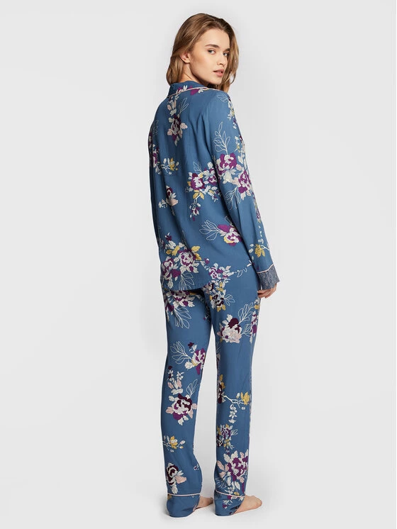 Triumph Γυναίκες Πιτζάμες Σετ Πιτζάμα Boyfriend 10213405 Σκούρο μπλε Relaxed Fit 4 Triumph Γυναίκες Πιτζάμες Σετ Πιτζάμα Boyfriend 10213405 Σκούρο μπλε Relaxed Fit - Image 2