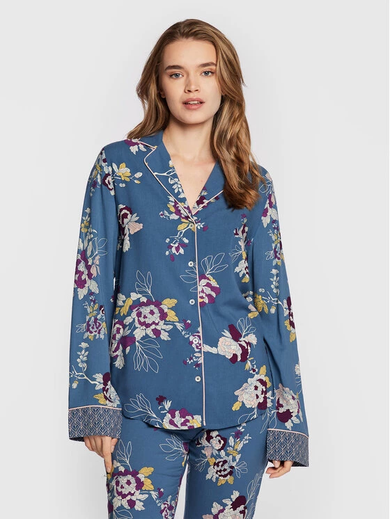 Triumph Γυναίκες Πιτζάμες Σετ Πιτζάμα Boyfriend 10213405 Σκούρο μπλε Relaxed Fit 5 Triumph Γυναίκες Πιτζάμες Σετ Πιτζάμα Boyfriend 10213405 Σκούρο μπλε Relaxed Fit - Image 3