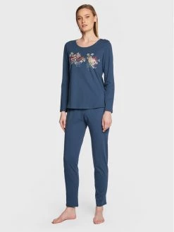 Triumph Γυναίκες Πιτζάμες Σετ Πιτζάμα Sets 10209568 Μπλε Regular Fit