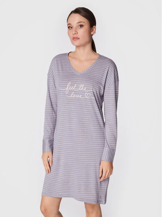 Triumph Γυναίκες Πιτζάμες Σετ Νυχτικό 10213391 Μπλε Relaxed Fit 3 Triumph Γυναίκες Πιτζάμες Σετ Νυχτικό 10213391 Μπλε Relaxed Fit