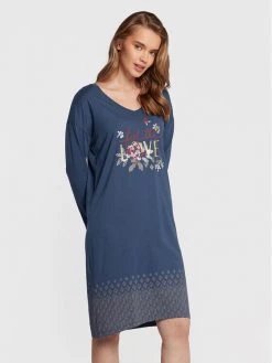 Triumph Γυναίκες Νυχτικά & Μεσοφόρια Νυχτικό 10213391 Μπλε Regular Fit