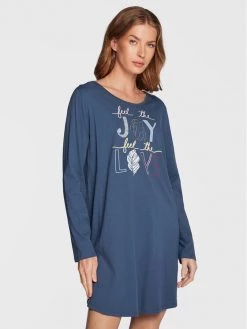 Triumph Γυναίκες Νυχτικά & Μεσοφόρια Νυχτικό 10209560 Μπλε Regular Fit