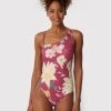 Triumph Γυναίκες Ολόσωμα Μαγιό Μαγιό Botanical Leaf 10211158 Ροζ