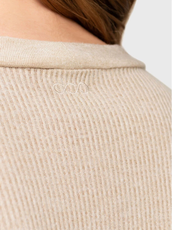 Triumph Γυναίκες Ζακέτες Ζακέτα Thermal 10213450 Μπεζ Relaxed Fit 6 Triumph Γυναίκες Ζακέτες Ζακέτα Thermal 10213450 Μπεζ Relaxed Fit - Image 4