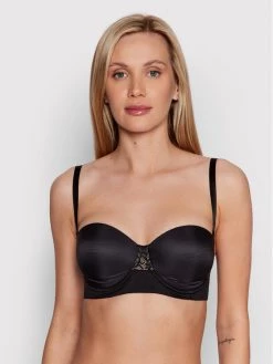 Triumph Γυναίκες Με Μπανέλα Σουτιέν Bardot Vivid Spotlight 10210631 Μαύρο