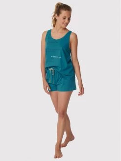 Triumph Κατάστημα 18 Triumph Γυναίκες Πιτζάμες Σετ Πιτζάμα 10207491 Μπλε Regular Fit