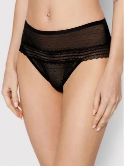 Triumph Γυναίκες Κλασικά Σλιπ Κλασικό σλιπ ψηλόμεσο Tempting Tulle 10210008 Μαύρο