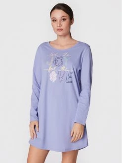 Triumph Γυναίκες Νυχτικά & Μεσοφόρια Νυχτικό 10209560 Μωβ Relaxed Fit