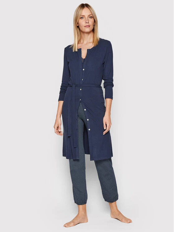 Triumph Γυναίκες Ρόμπες Ρόμπα Climate Control 10207565 Σκούρο μπλε 4 Triumph Γυναίκες Ρόμπες Ρόμπα Climate Control 10207565 Σκούρο μπλε - Image 2