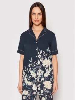 Triumph Γυναίκες Μπλούζες & Μπλουζάκια Πιτζάμας Μπλούζα πιτζάμας Boyfriend 10211161 Σκούρο μπλε Relaxed Fit