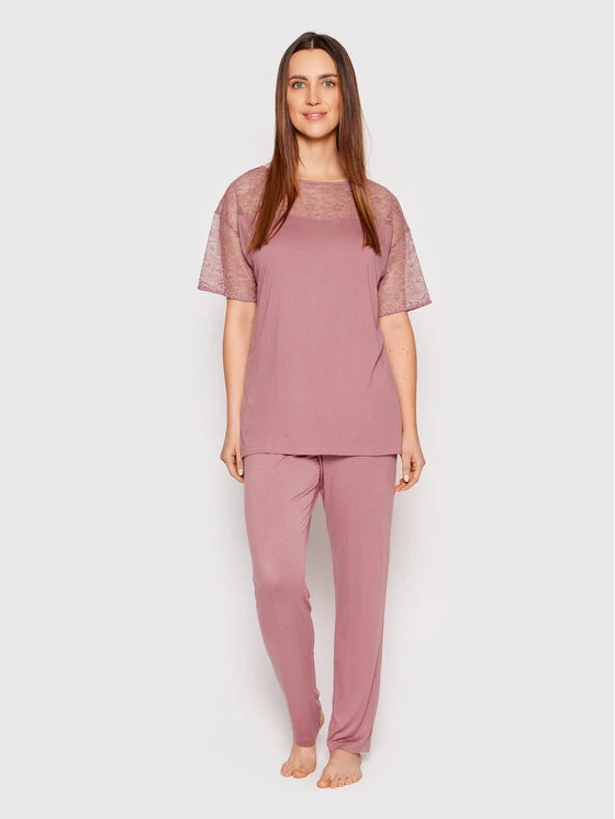 Triumph Γυναίκες Πιτζάμες Σετ Πιτζάμα Amourette 10211148 Ροζ Regular Fit 3 Triumph Γυναίκες Πιτζάμες Σετ Πιτζάμα Amourette 10211148 Ροζ Regular Fit