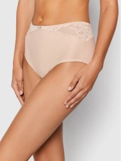 Triumph Γυναίκες Κλασικά Σλιπ Κλασικό σλιπ ψηλόμεσο Modern Lace+Cotton Maxi 10207493 Μπεζ