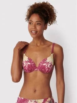 Triumph Γυναίκες Μπικίνι πάνω μέρος Botanical Leaf 10207904 Ροζ