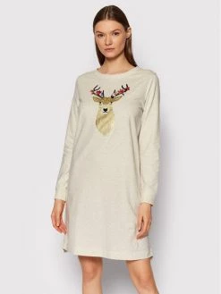 Triumph Γυναίκες Νυχτικά & Μεσοφόρια Νυχτικό Ndk Character 02 X 10209577 Μπεζ Regular Fit