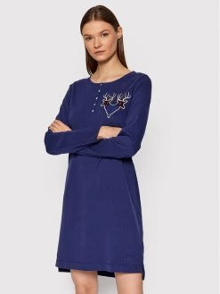 Triumph Γυναίκες Νυχτικά & Μεσοφόρια Νυχτικό Ndk Character Buttons X 10209586 Σκούρο μπλε Regular Fit