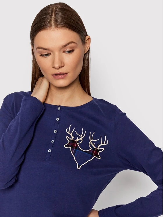 Triumph Γυναίκες Νυχτικά & Μεσοφόρια Νυχτικό Ndk Character Buttons X 10209586 Σκούρο μπλε Regular Fit 6 Triumph Γυναίκες Νυχτικά & Μεσοφόρια Νυχτικό Ndk Character Buttons X 10209586 Σκούρο μπλε Regular Fit - Image 4