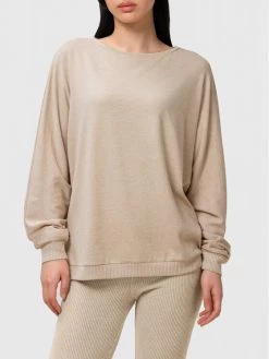 Triumph Γυναίκες Πουλόβερ Thermal 10213447 Μπεζ Relaxed Fit