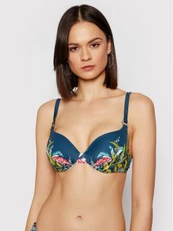 Triumph Γυναίκες Μπικίνι πάνω μέρος Botanical Leaf 10207904 Σκούρο μπλε